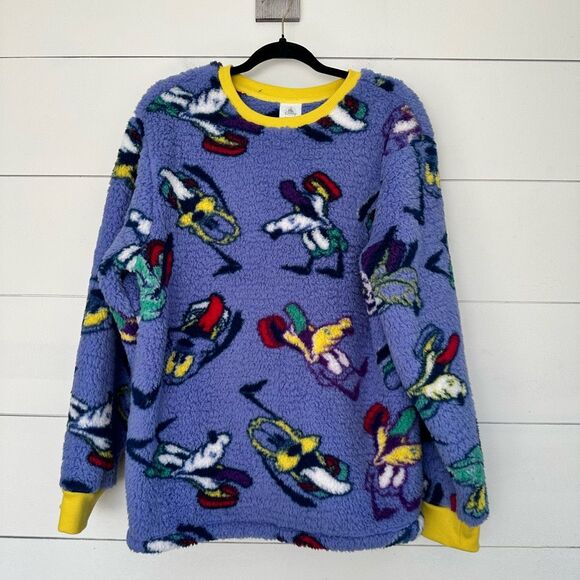 Disney Sweaters - Disney Women’s Medium Pluto Sherpa Pullover Sweatshirt